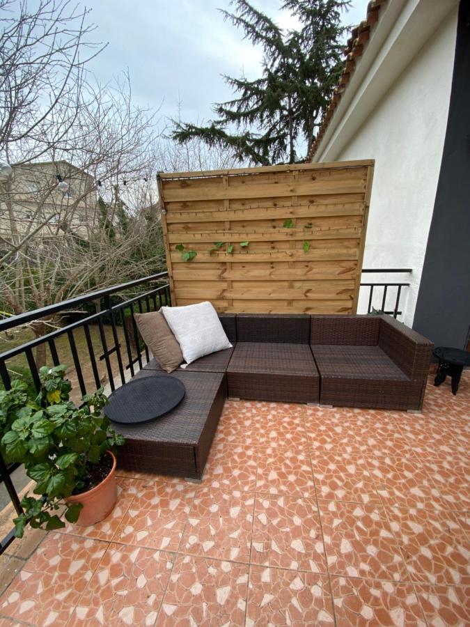 Charming Apartment In A Duplex With Garden & Balcony Cunit Exterior photo